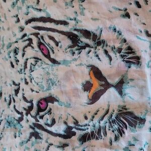 Wild Elegance Tiger Print Scarf